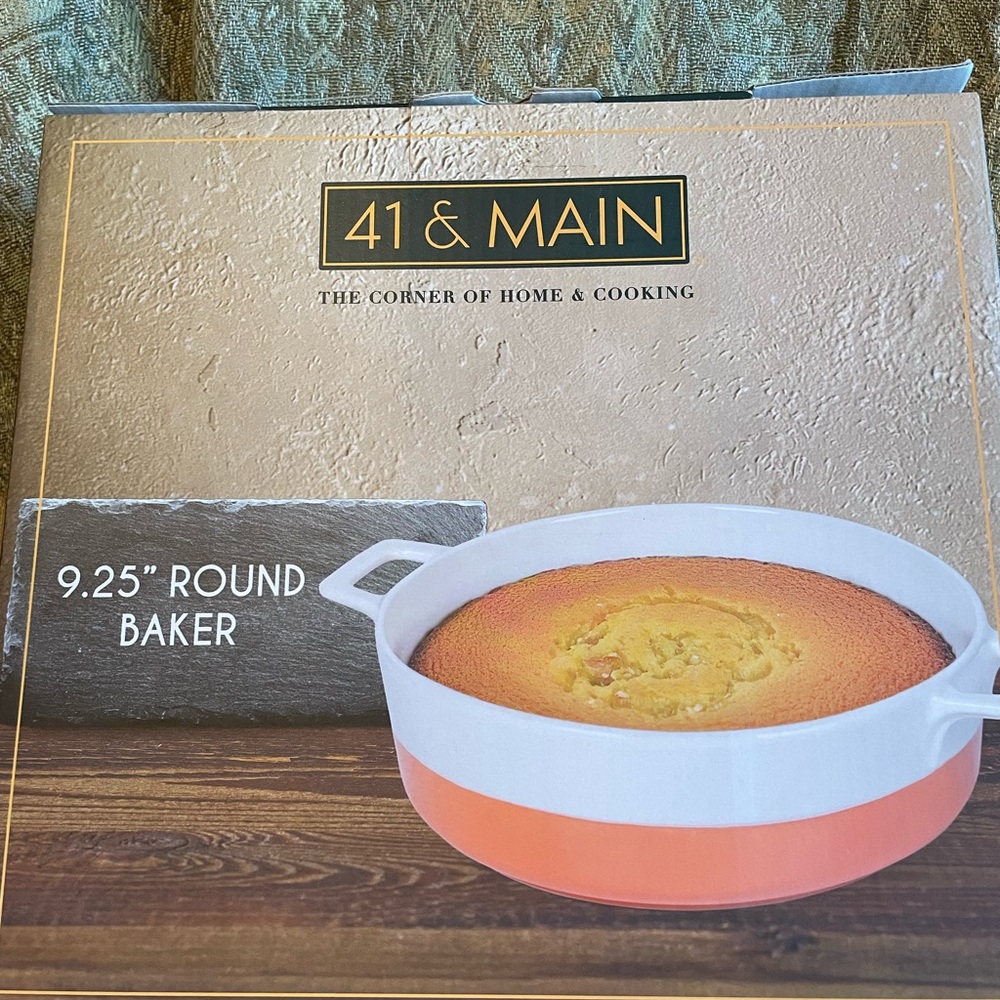 Orange Round Baker